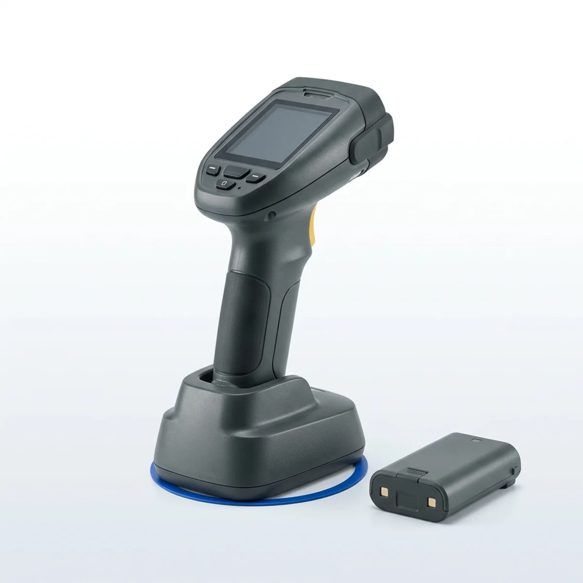 Gate scan kit: A scanner, a stand and a battery, per gate.